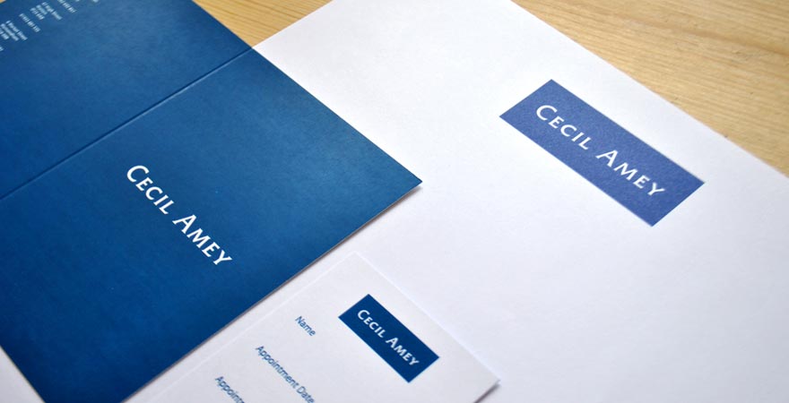 Cecil Amey stationery