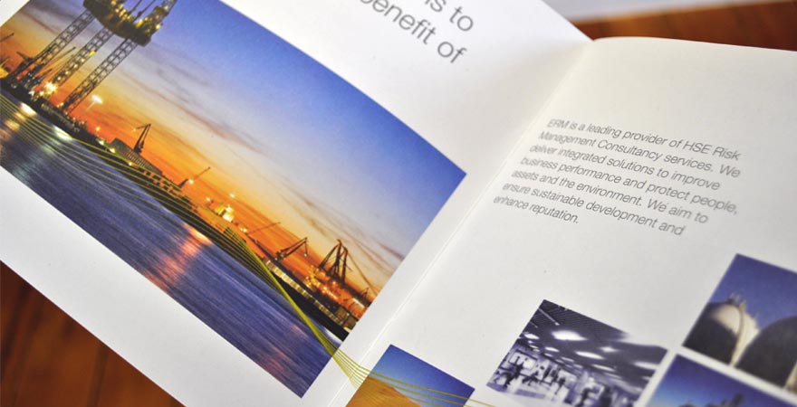 ERM  brochure designed by Solid Block