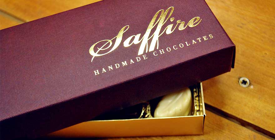 Saffire chocolate box