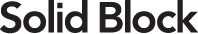 solid block logo